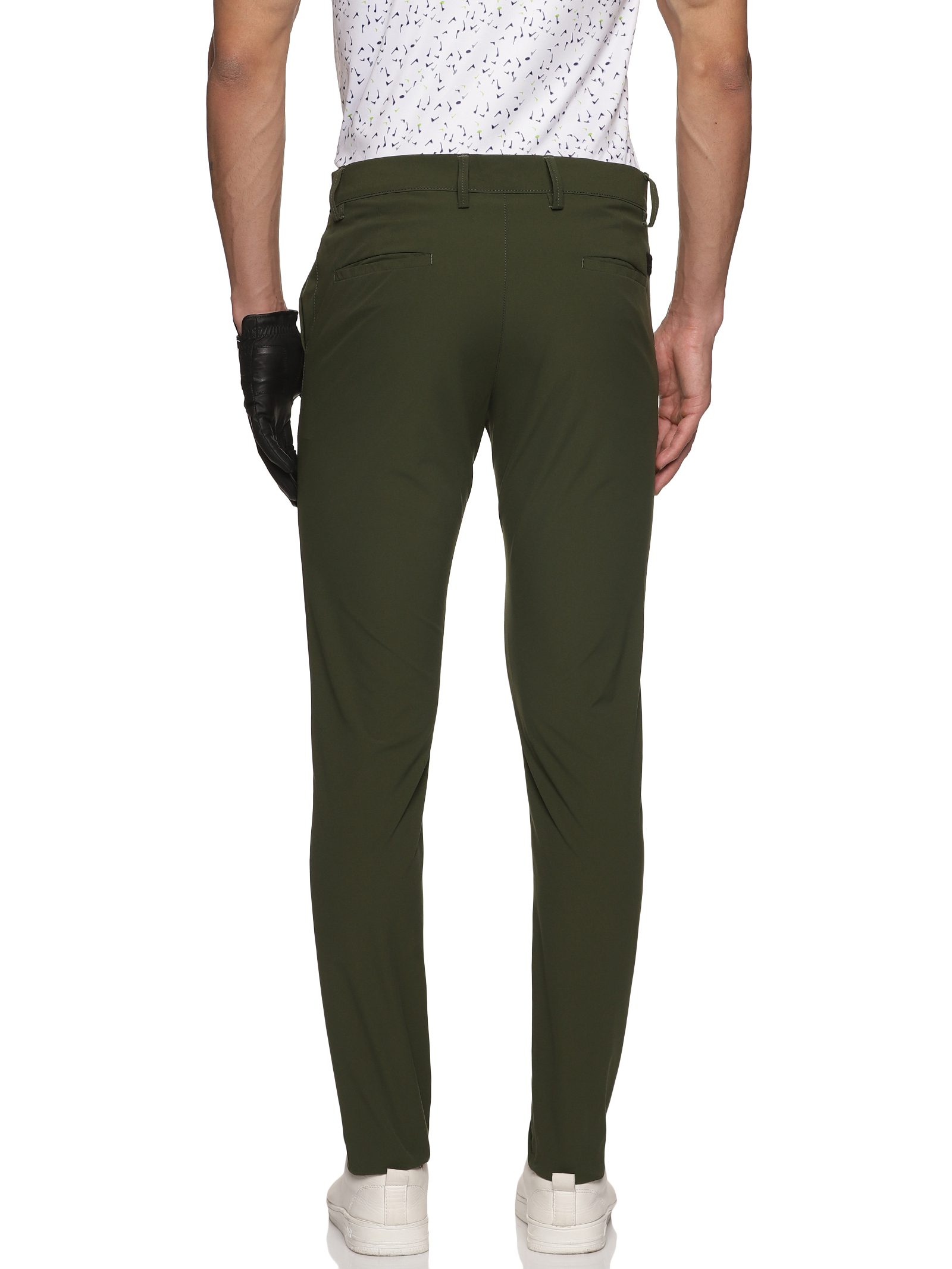 Turms Intelligent Apparel - Anti-Stain & Anti-odour - Sage - Mens Chinos - Olive  Green