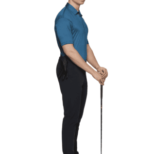 Men's Active Lite Golf Trousers- Dark Navy Blue (Flexi Waist)