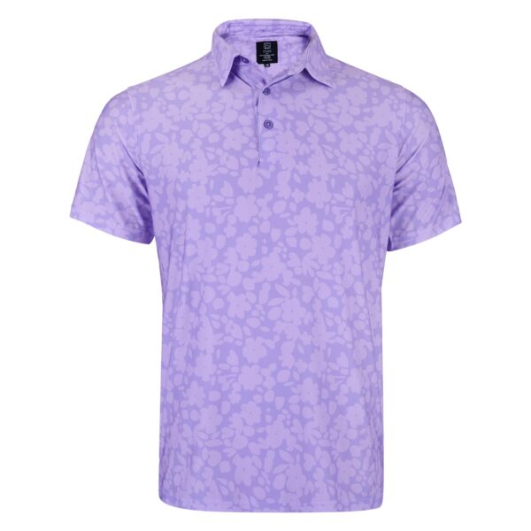 Men Golf Polo - Purple Blossom