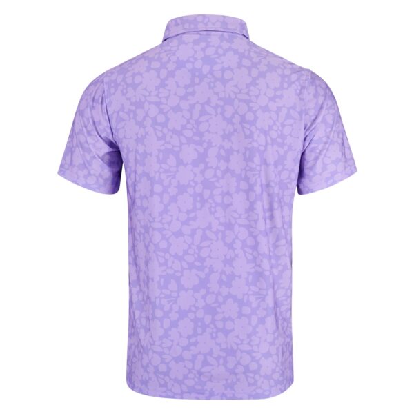 Men Golf Polo - Purple Blossom - Image 2