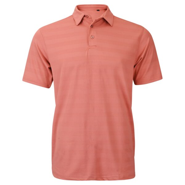 Men Golf Polo - Coral Peach