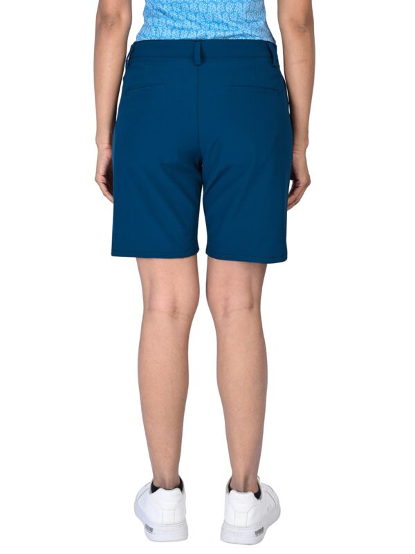 Womens Golf Shorts- Ocean Blue - Image 3