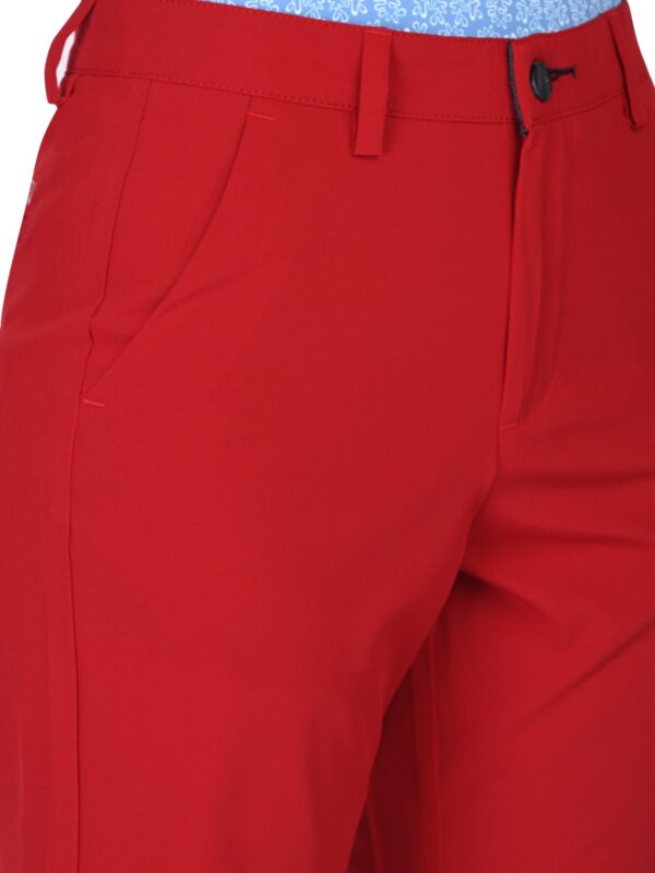 Womens Golf Shorts- Scarlet Red - Image 4