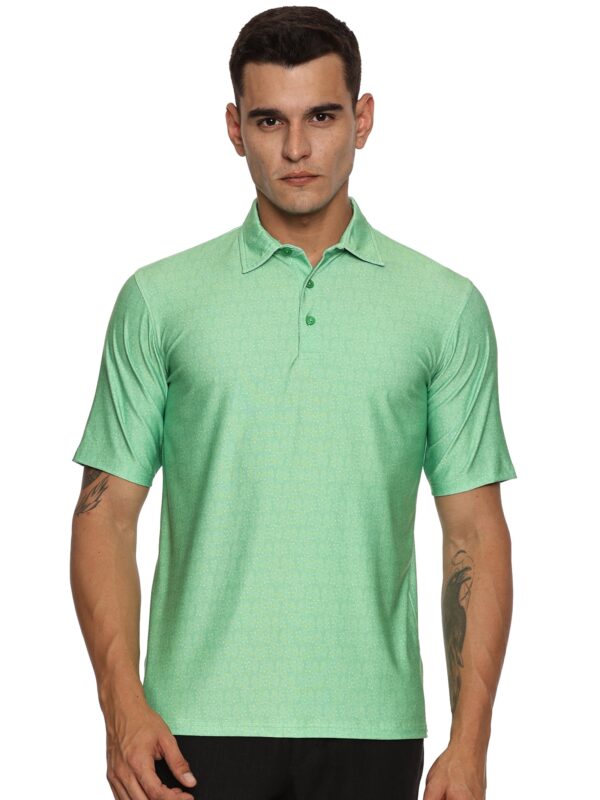 Men Golf Polo - Ameoba Green - Image 8