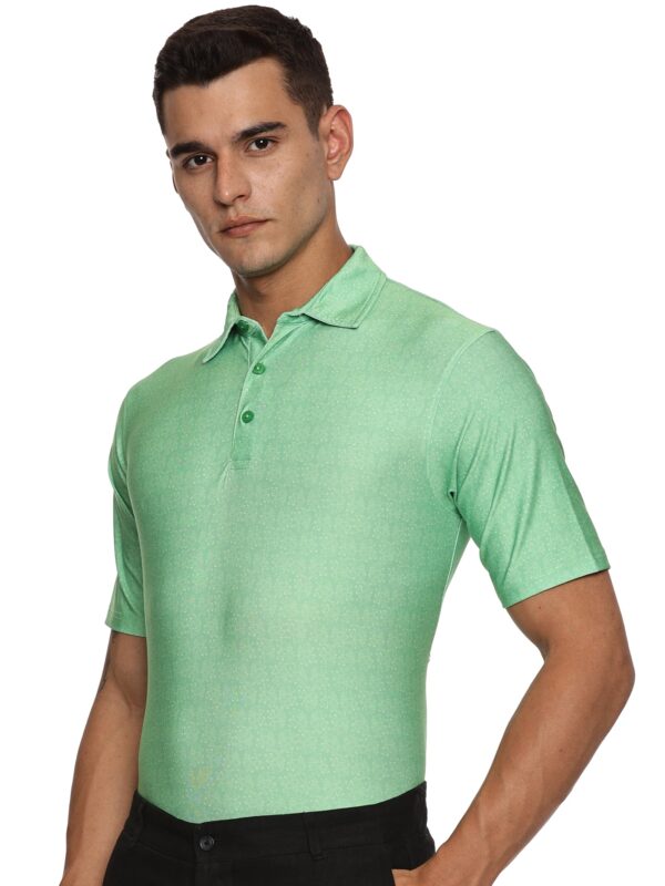 Men Golf Polo - Ameoba Green - Image 4
