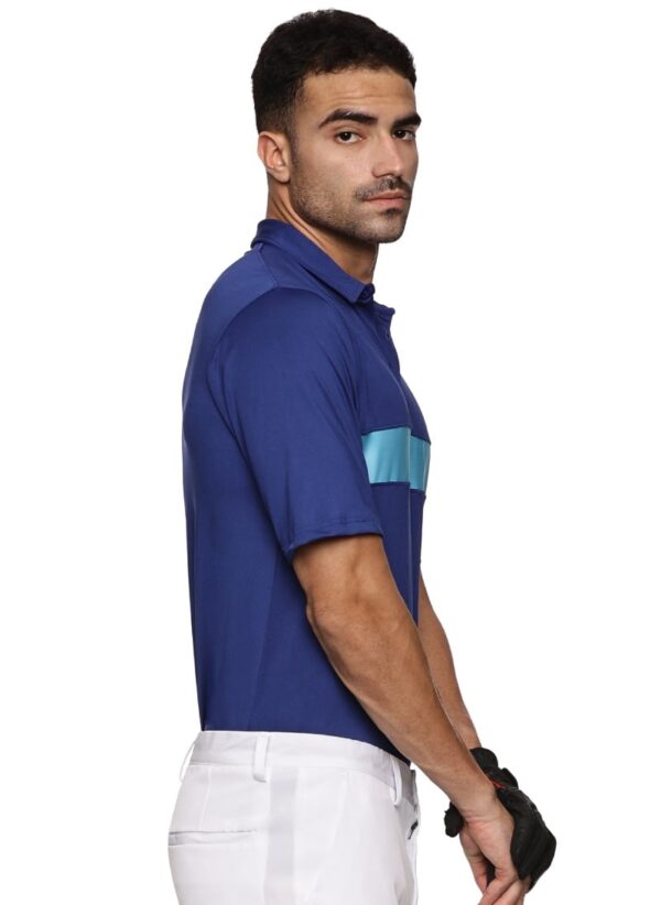 Men Golf Polo - Blue Velocity - Image 5