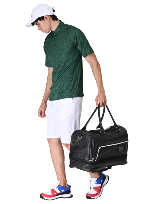 Men Golf Polo - Forest Green - Image 3