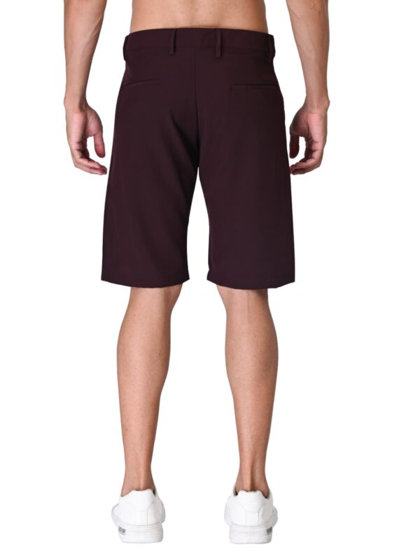 Men's Active Lite Golf Shorts- Maroon Magic(Flexi Waist) - Image 6