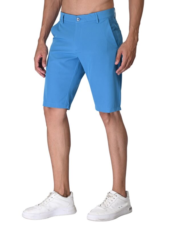 Men's Active Lite Golf Shorts- Fusion Blue(Flexi Waist) - Image 8