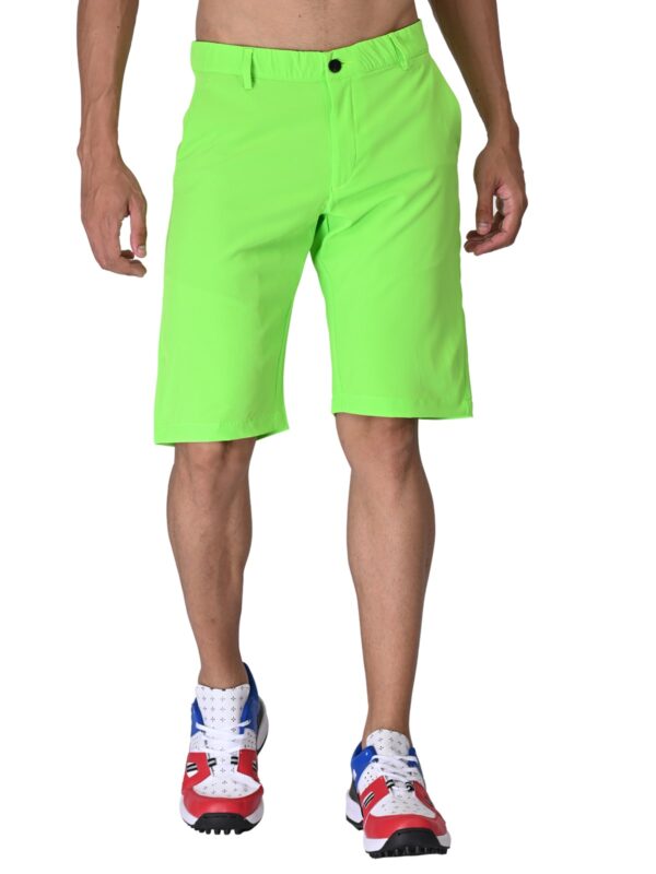 Men's Active Lite Golf Shorts- Light Green(Flexi Waist) - Image 8
