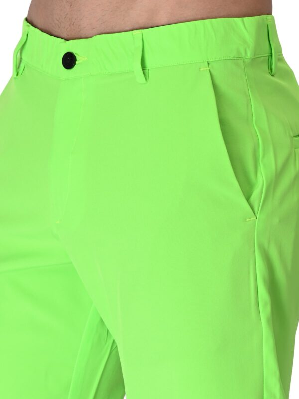 Men's Active Lite Golf Shorts- Light Green(Flexi Waist) - Image 6