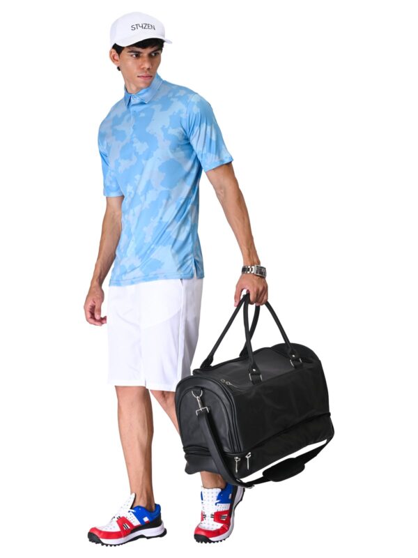 Men Golf Polo - Cloud Break - Image 4