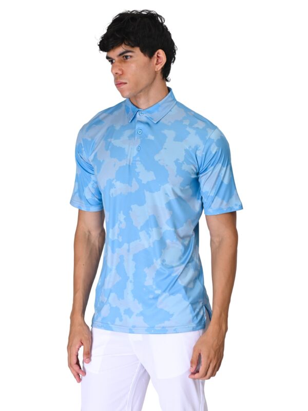 Men Golf Polo - Cloud Break - Image 8