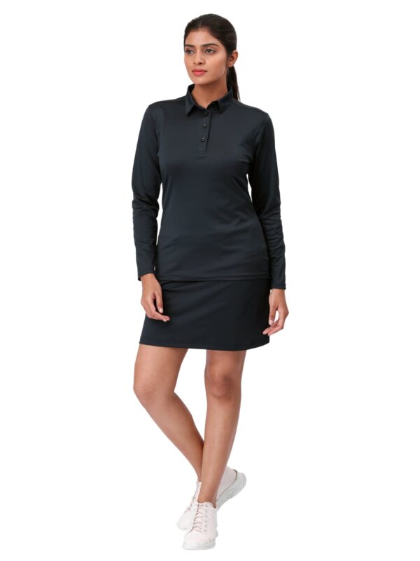 Women Golf Skorts Skirt With Under Shorts -Midnight Blue - Image 12