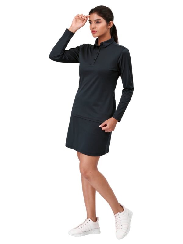 Women Golf Skorts Skirt With Under Shorts -Midnight Blue - Image 13