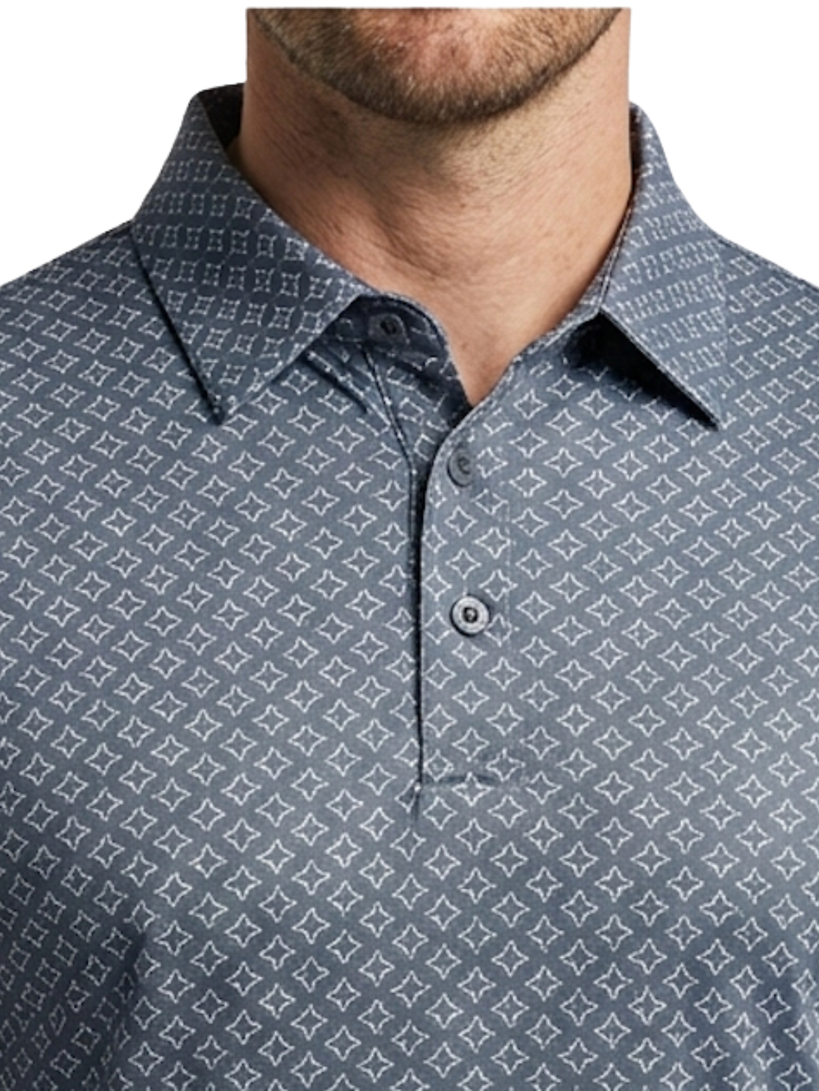 Men Golf Polo - Carbon Compass - Image 2