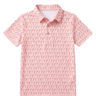 Juniors Golf Polo - Coral Candy