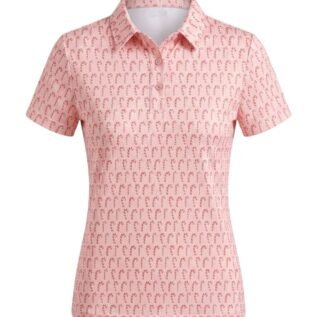 Women Golf Polo - Coral Candy
