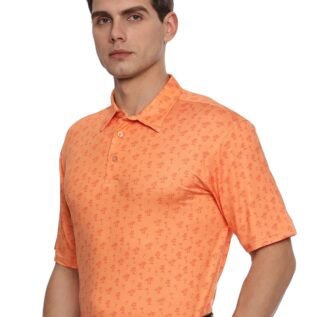 Men Golf Polo - Sunrise Palm